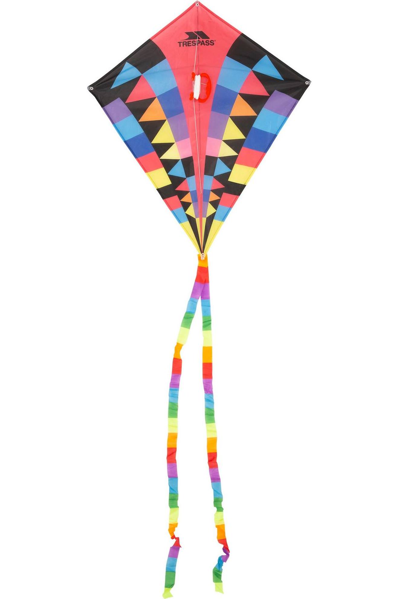 Cerf-volant en losange (taille unique) plastique cracker multicolore