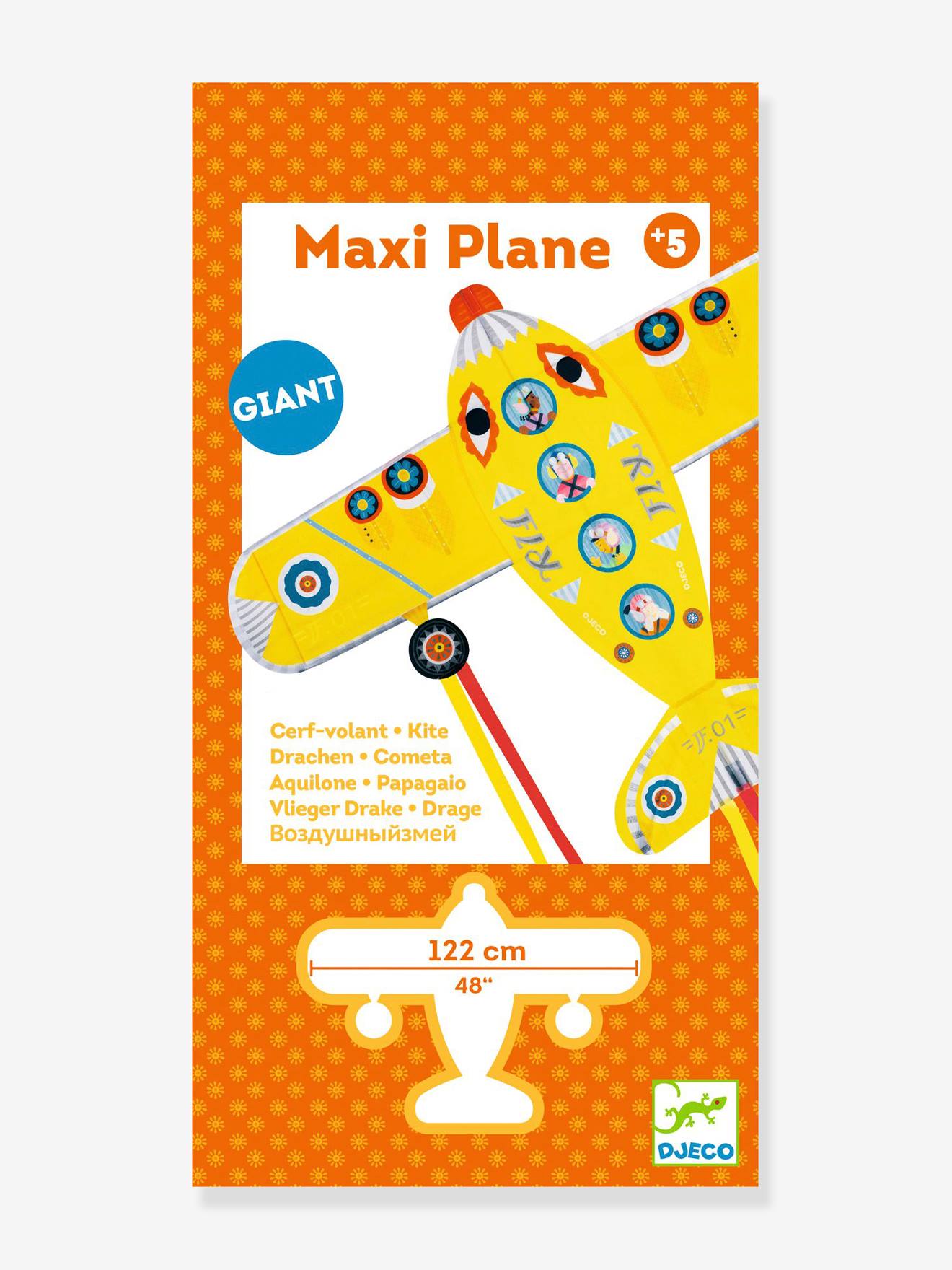 Cerf-volant maxi jaune