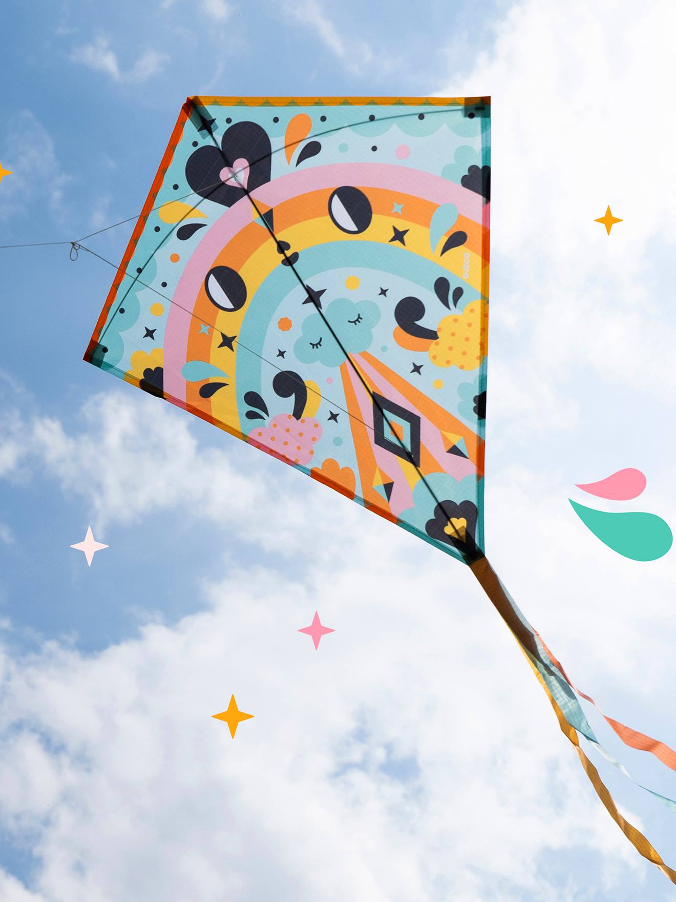 Cerf-volant vert