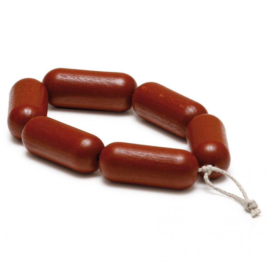 Chaîne de saucisses marron
