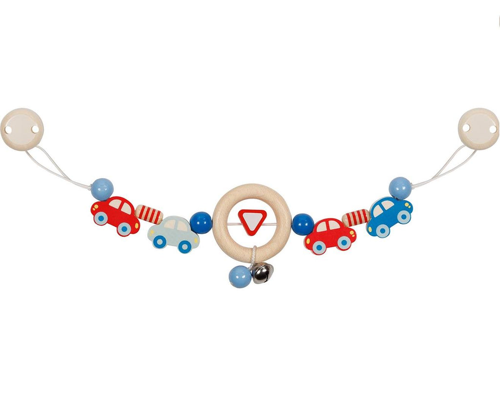 Chaîne poussette voitures rouge