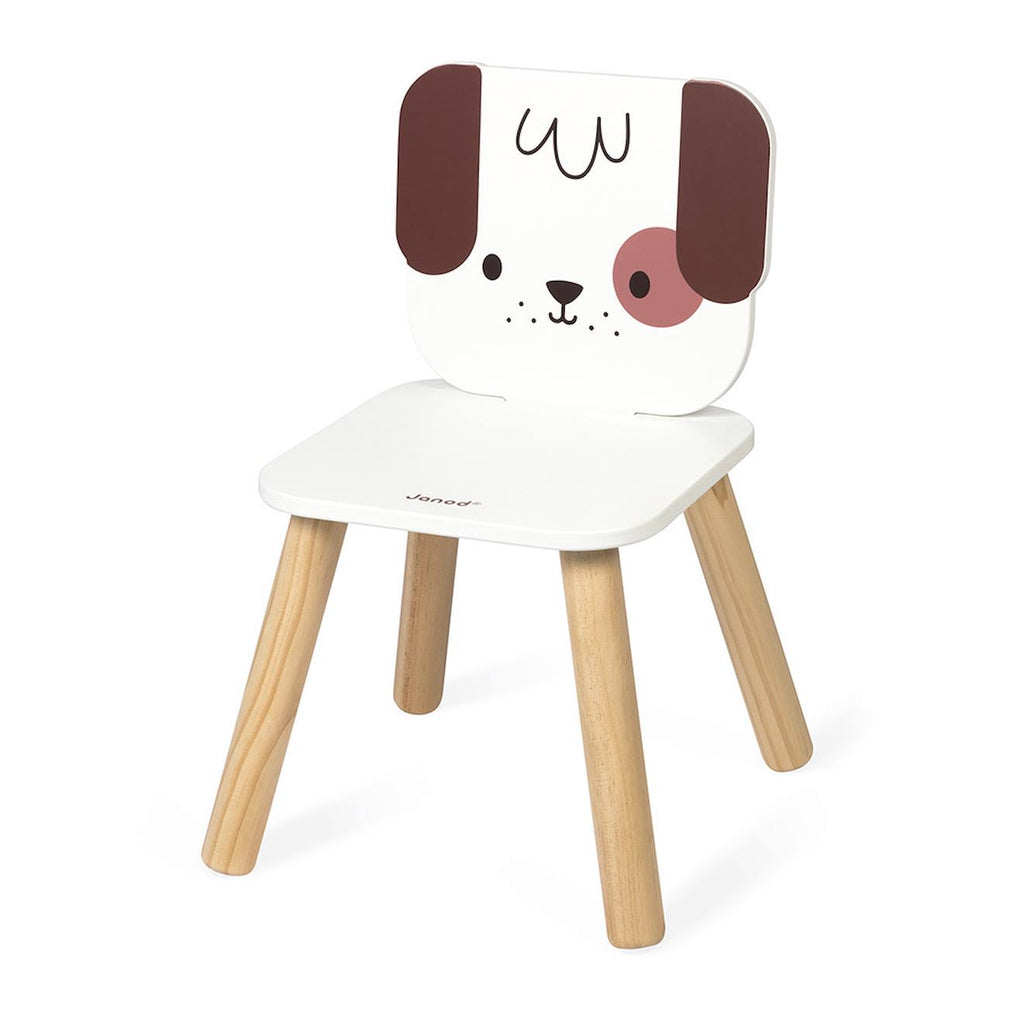 Chaise enfant thème chien multicolore