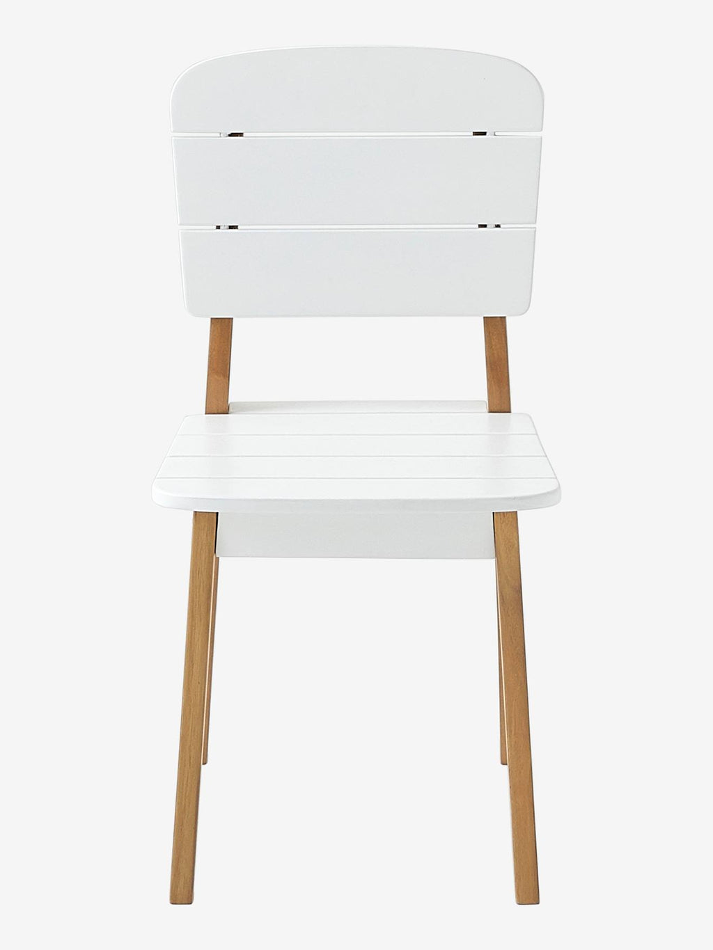 Chaise maternelle outdoor/indoor tropicool blanc
