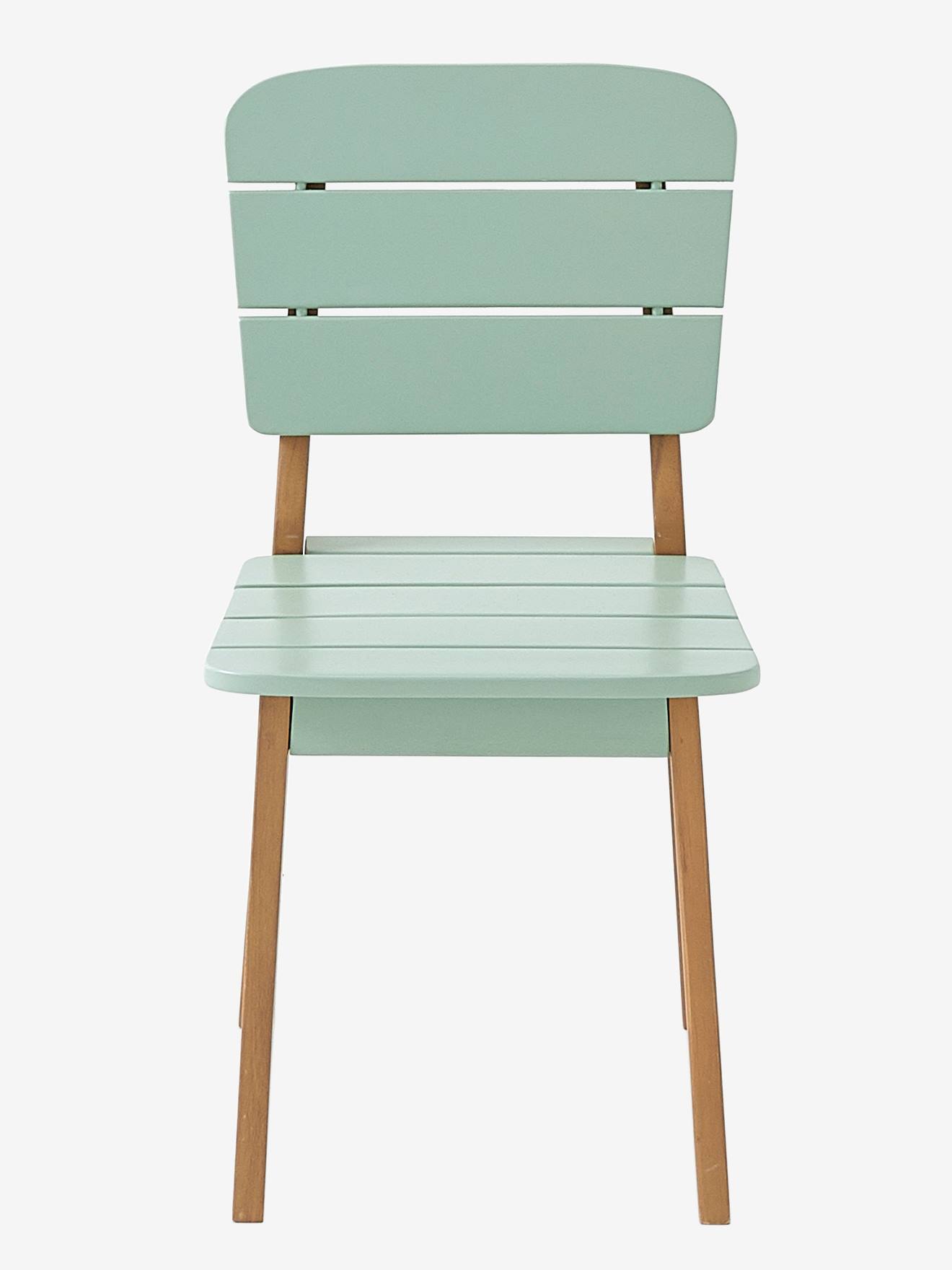 Chaise maternelle outdoor/indoor tropicool sauge