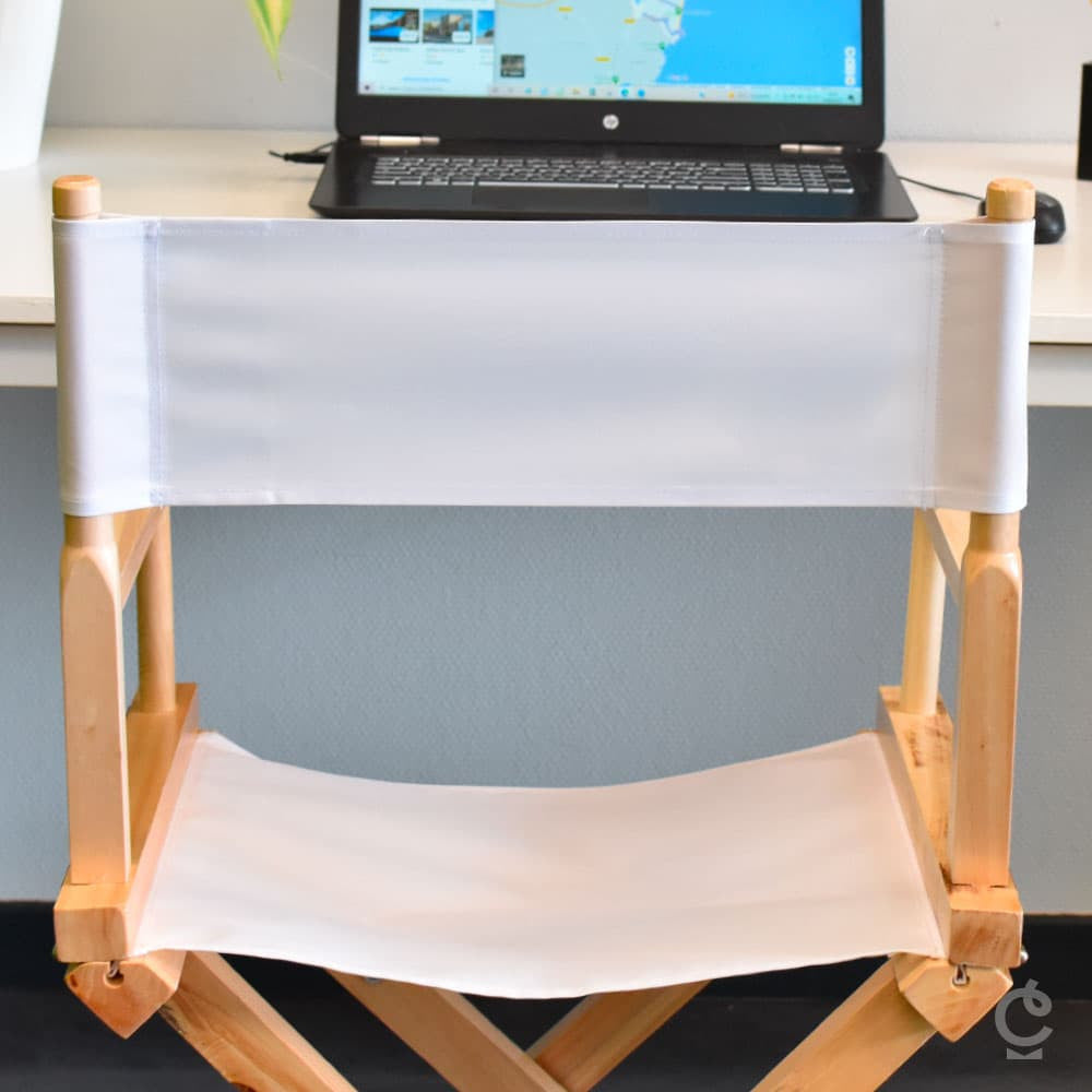 Chaise de Réalisateur Pliante en Bois - Chaise Personnalisée