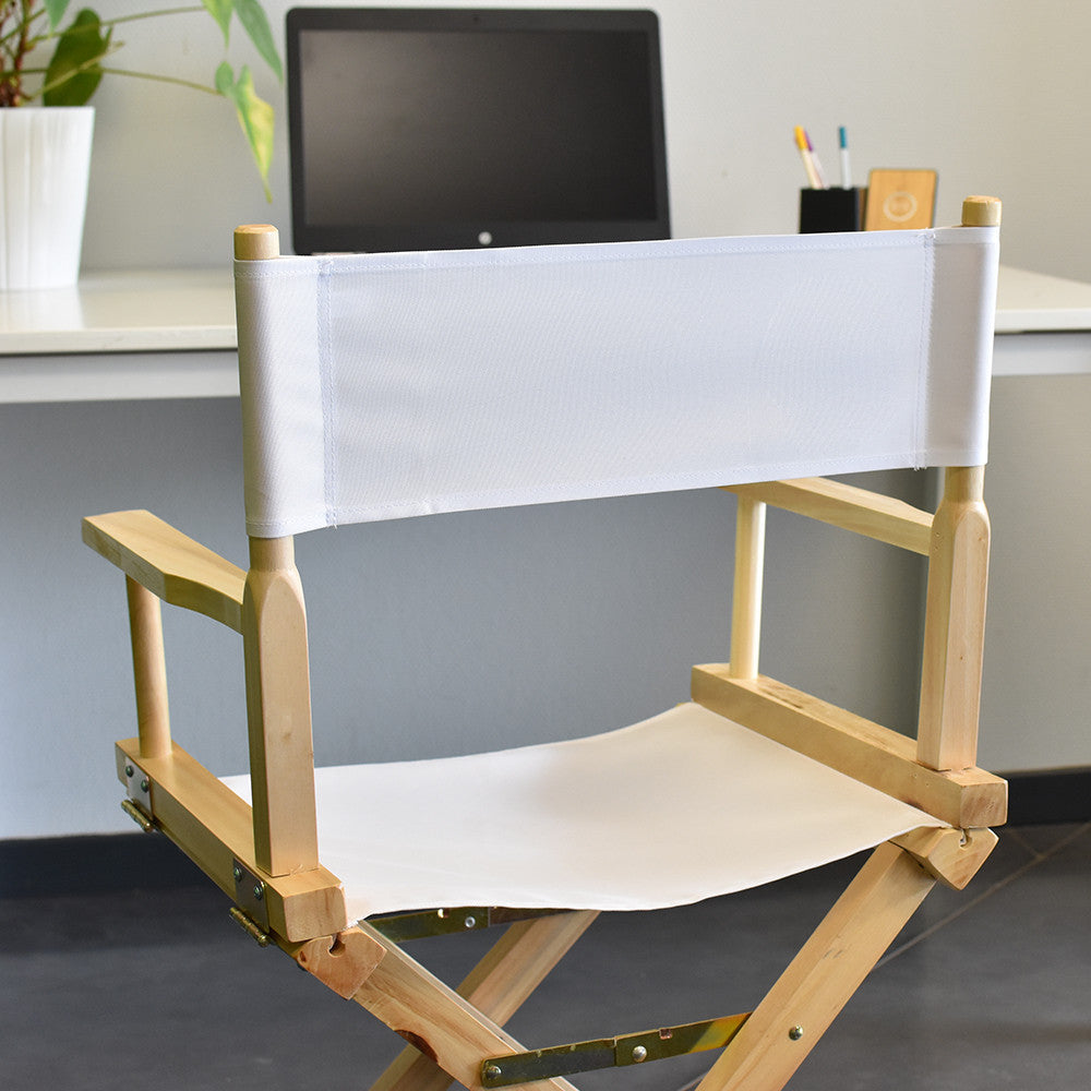 Chaise de Réalisateur Pliante en Bois - Chaise Personnalisée
