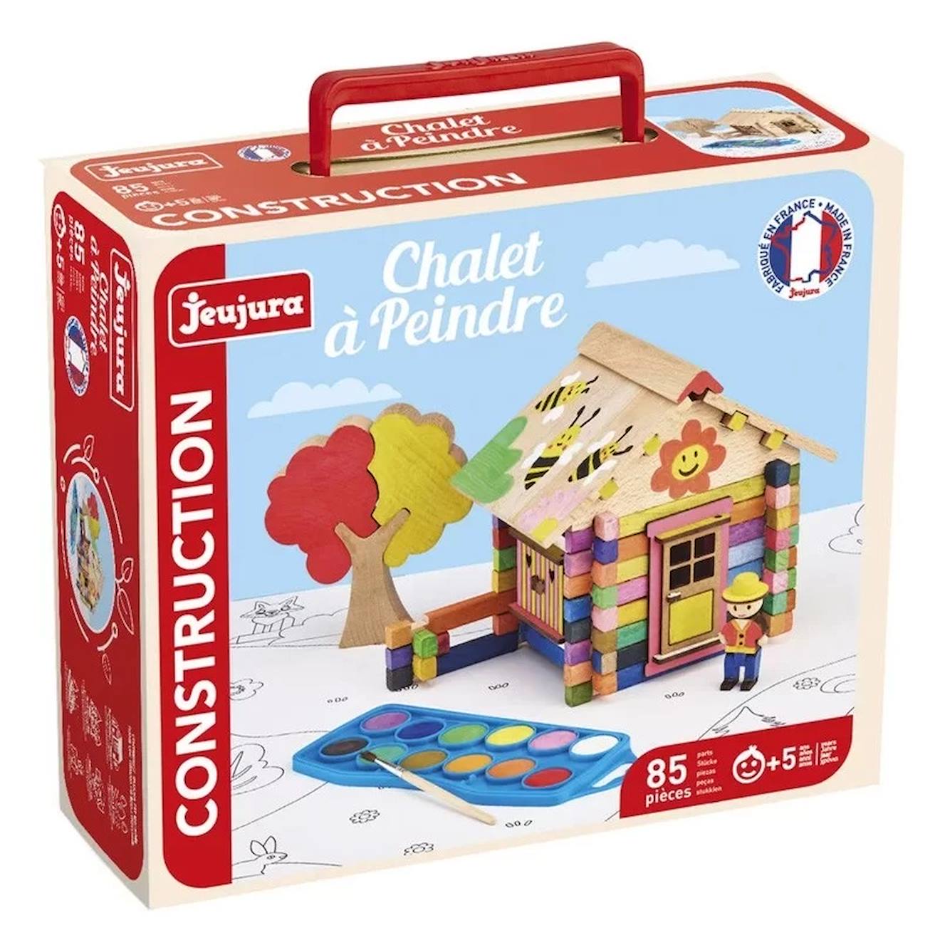 Châlet en bois à peindre 85 pièces beige