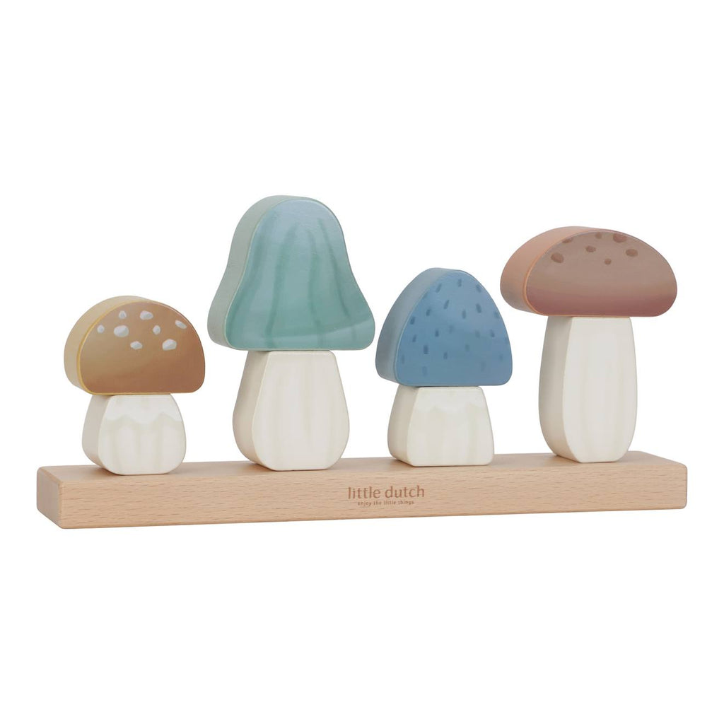 Champignons à empiler forest friends bleu