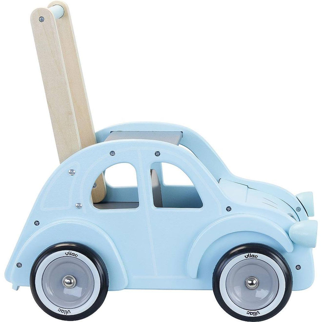 Chariot de marché citroën 2cv bleu