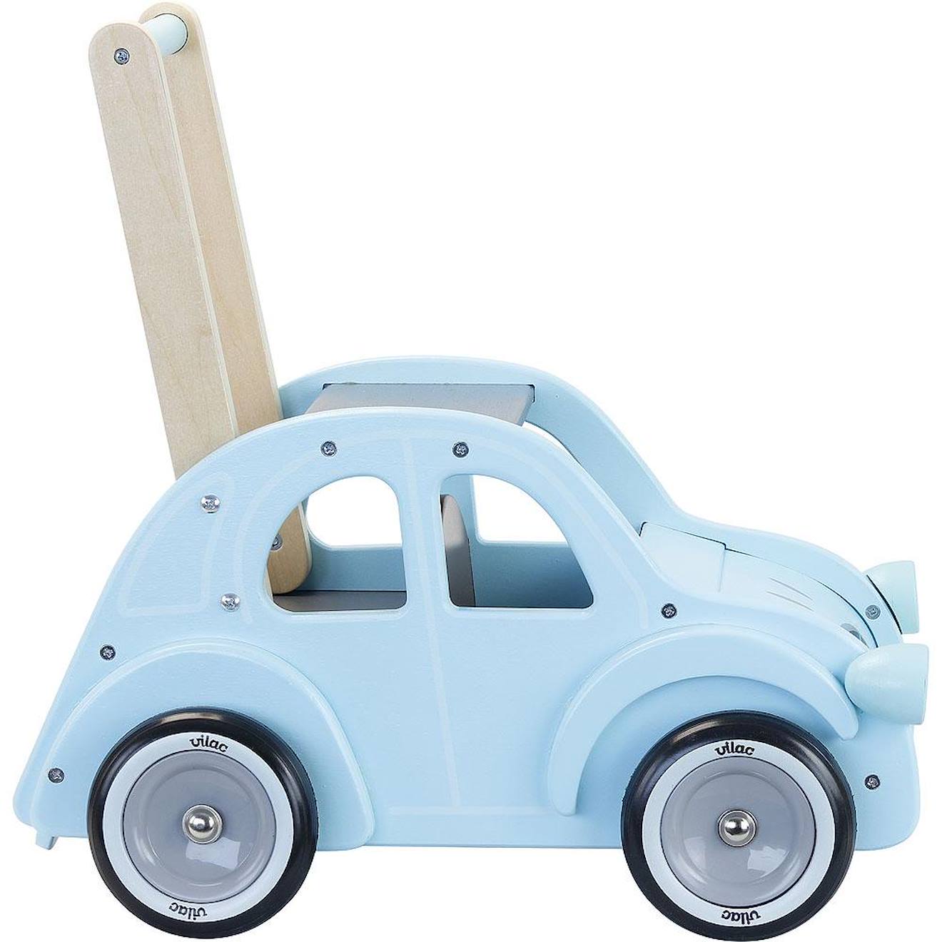 Chariot de marché citroën 2cv bleu