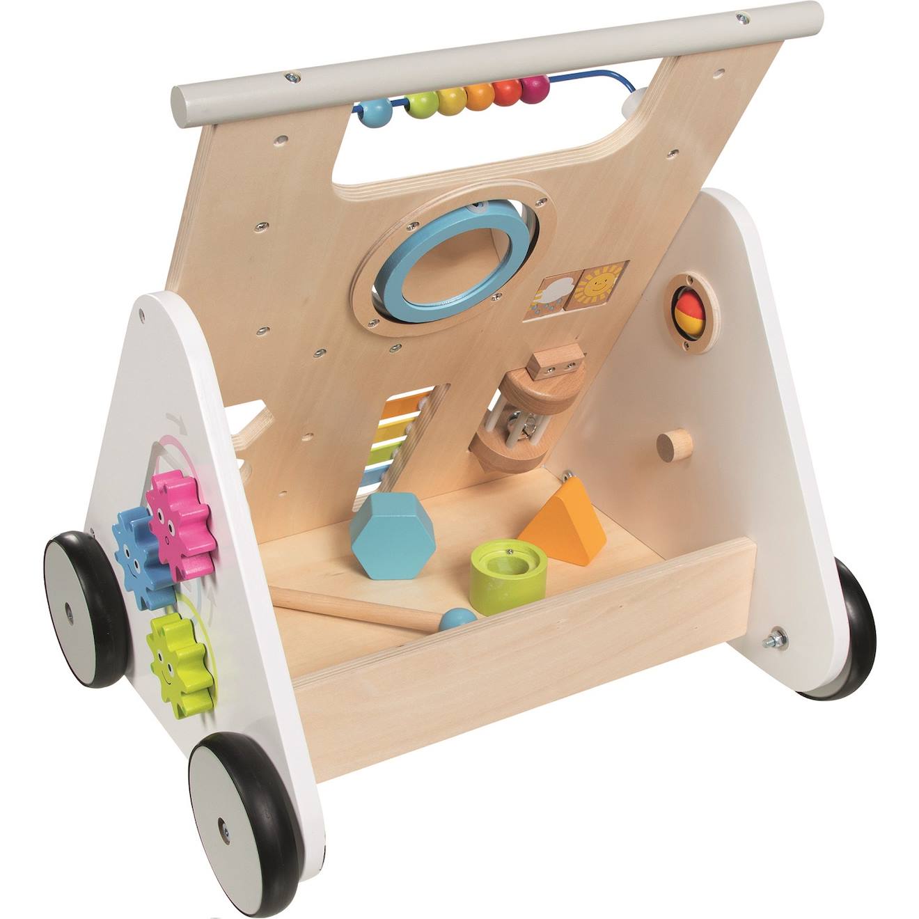 Chariot de marche kiddycruiser blanc