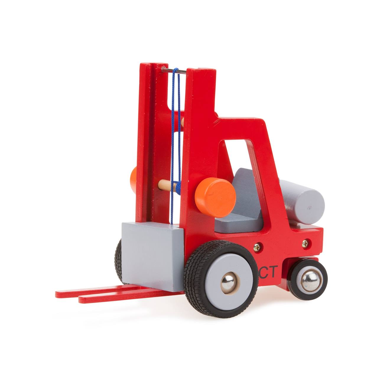 Chariot élévateur rouge