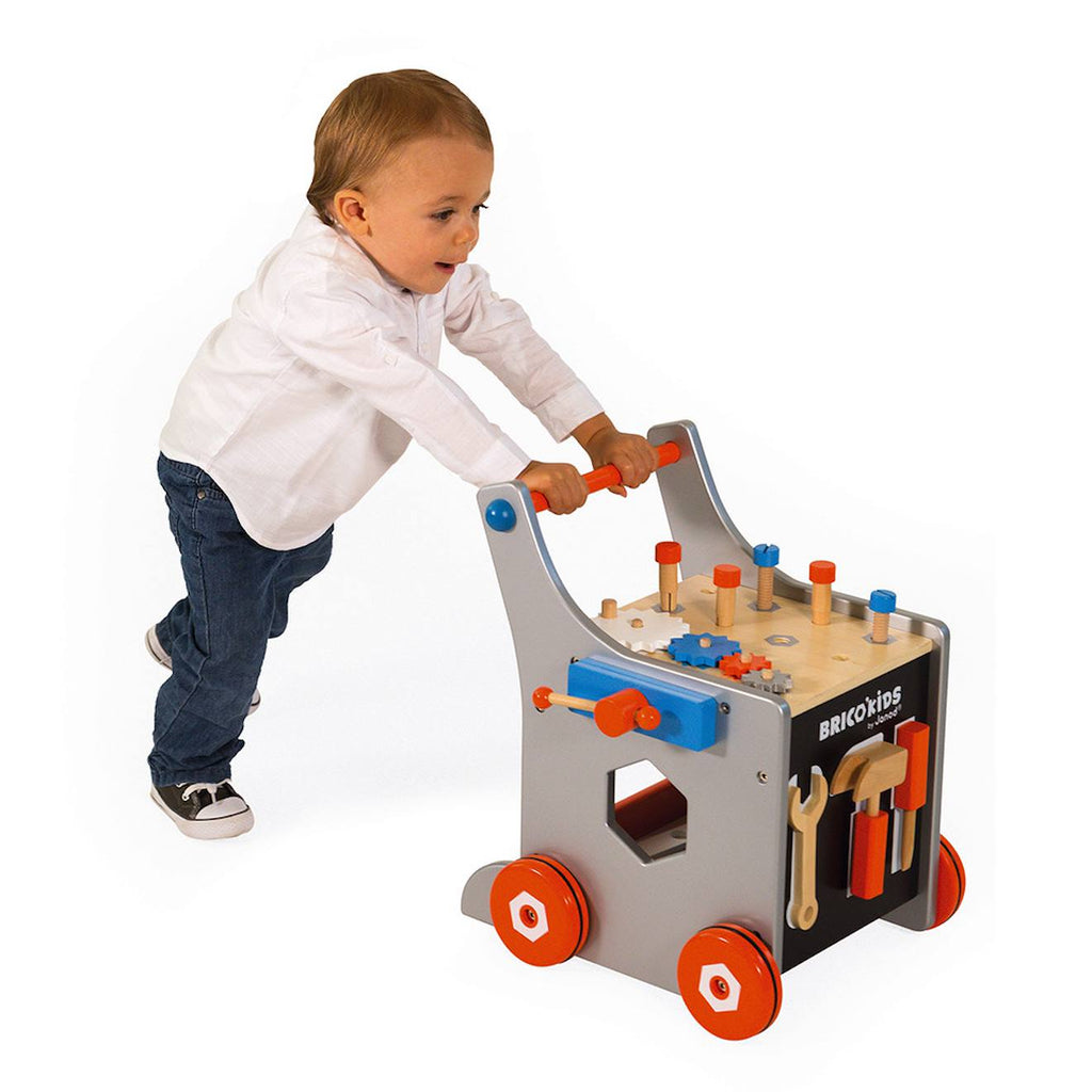 Chariot magnétique brico'kids, 25 accessoires multicolore
