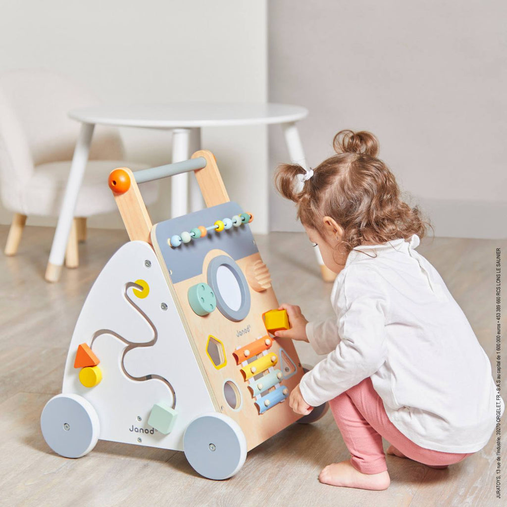 Chariot multi-activités sweet cocoon blanc / gris