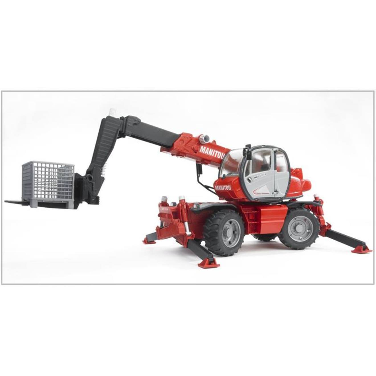 Chariot télescopique manitou mrt 2150 privilège rouge