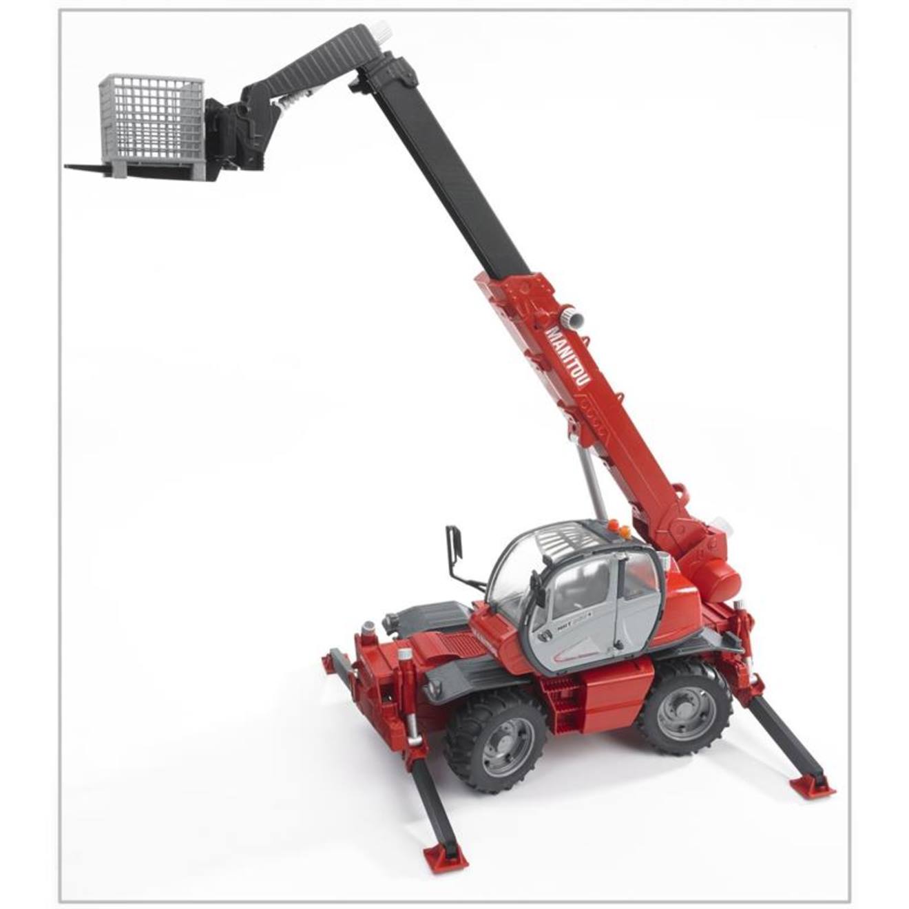 Chariot télescopique manitou mrt 2150 privilège rouge