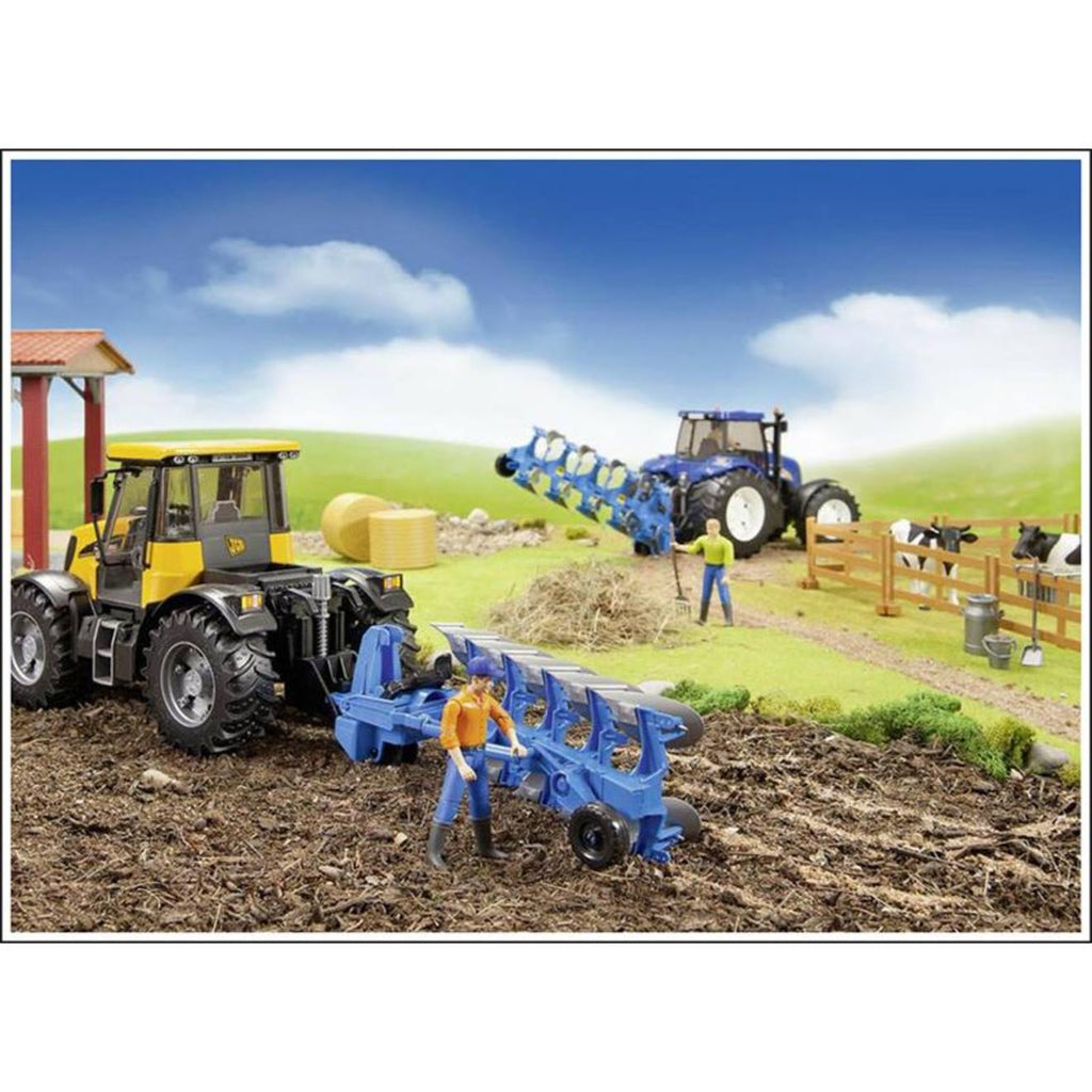 Charrue lemken bleu