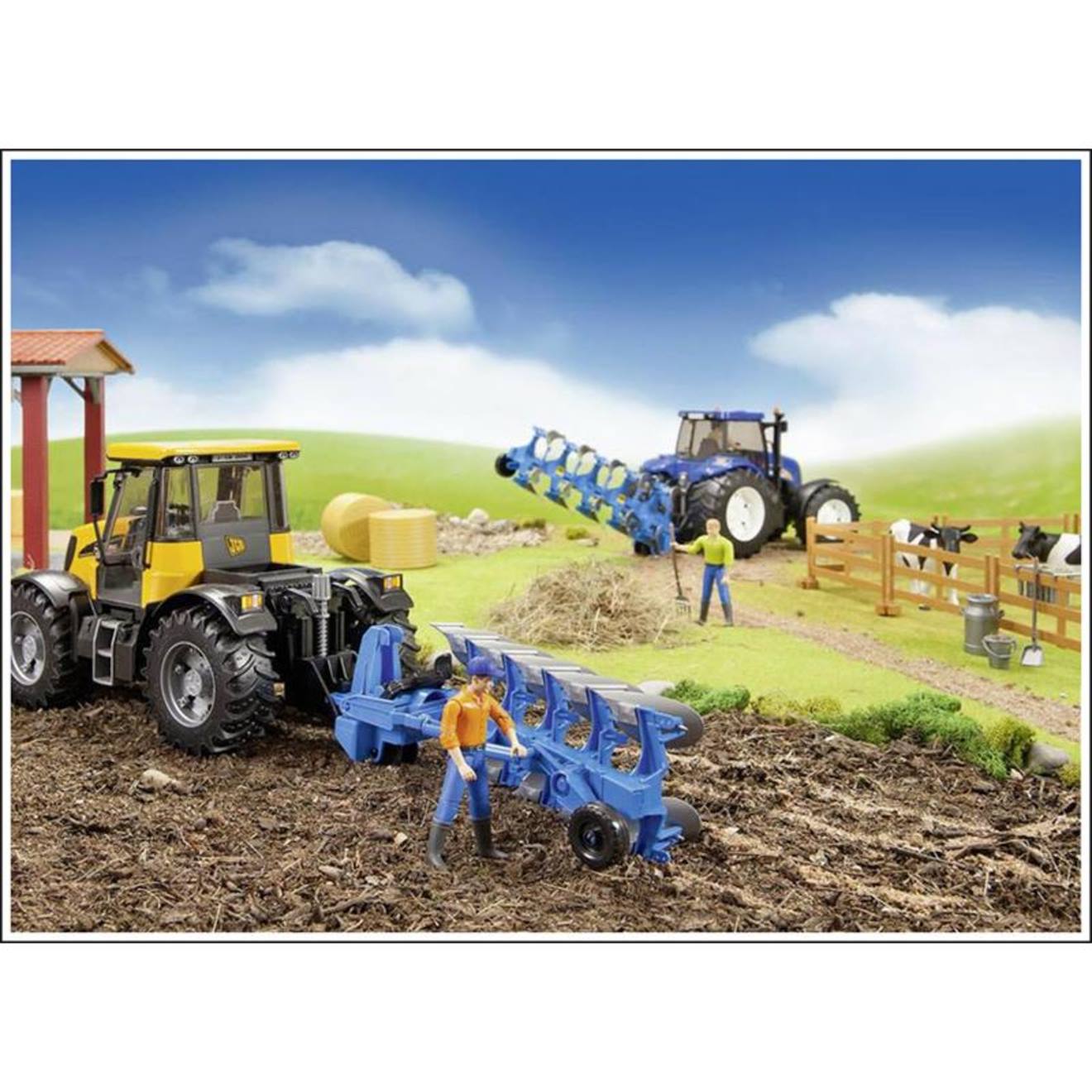 Charrue lemken bleu