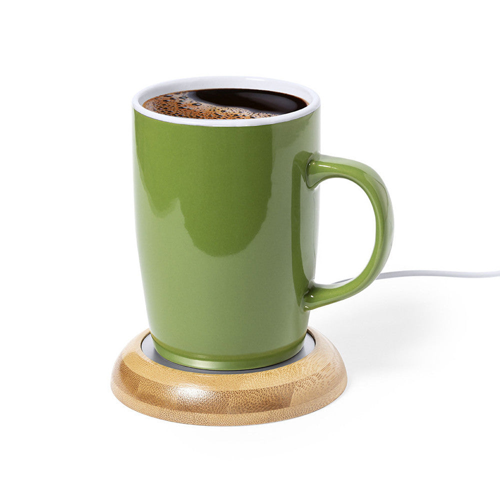 Chauffe Tasses USB en Bambou - Gadget USB