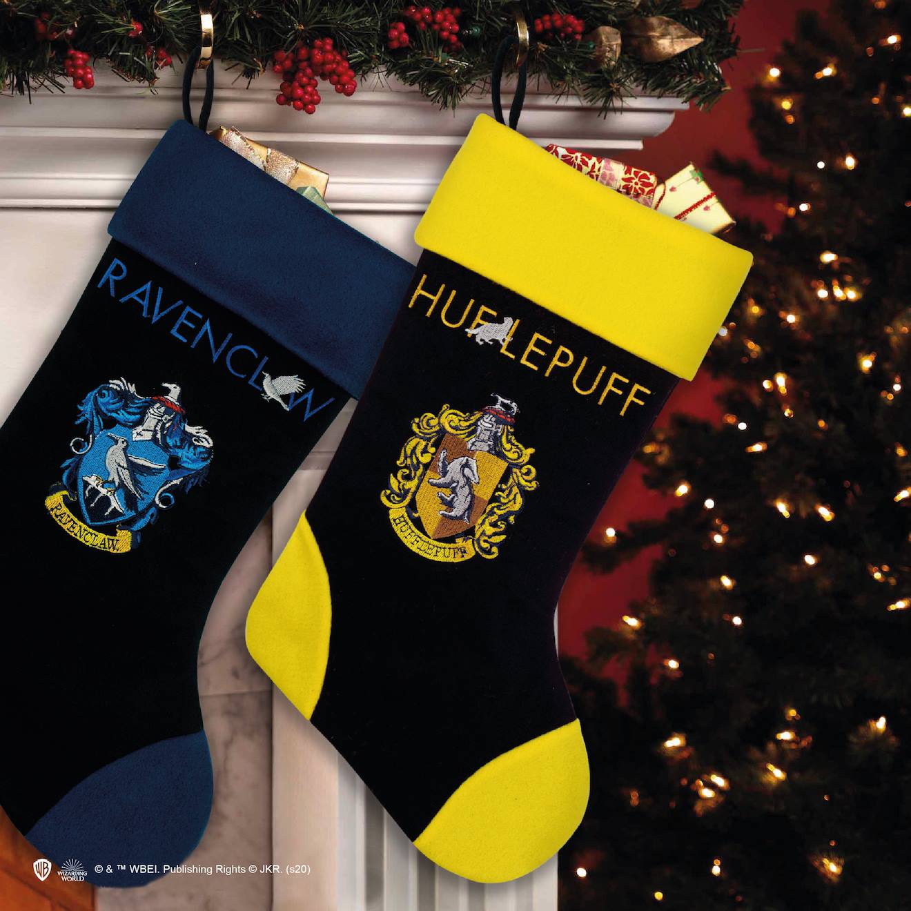 Chaussette de Noël Serdaigle - Harry Potter Noir