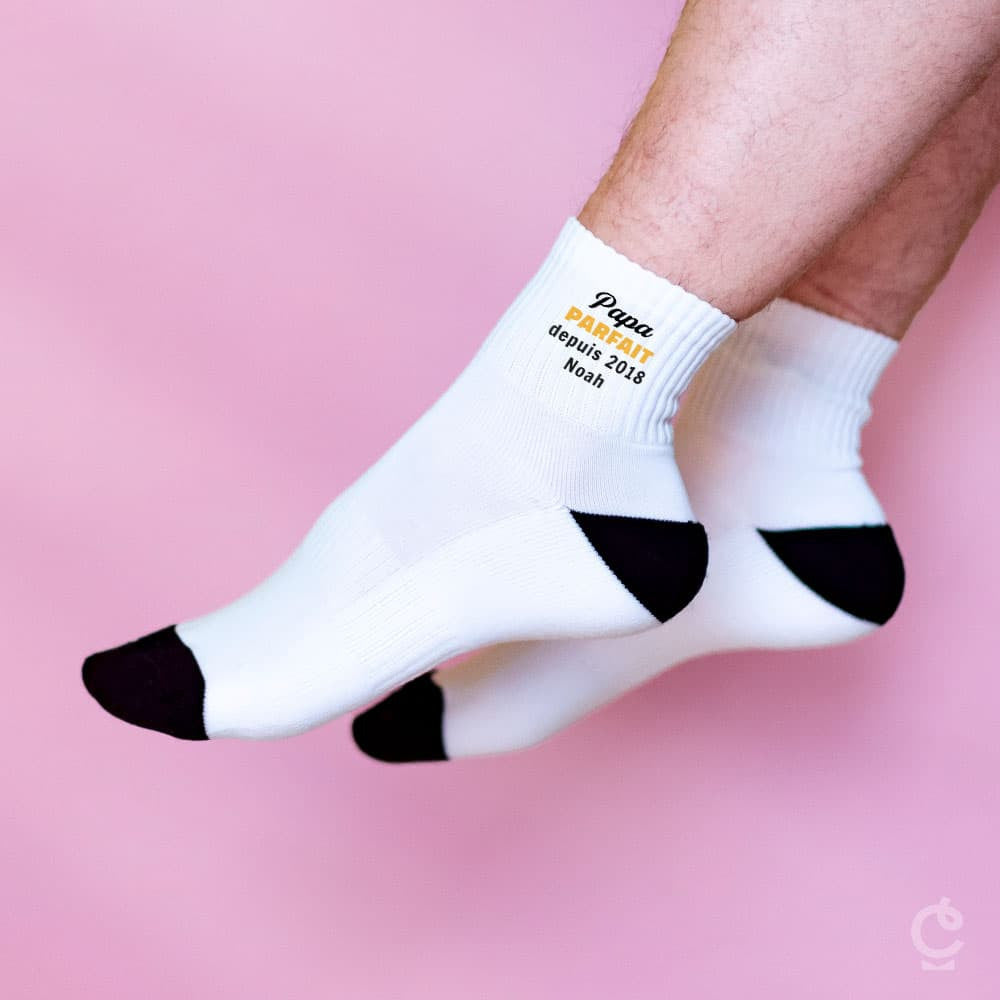 Chaussettes Papa a Personnaliser Chaussettes Longues - Chaussettes Personnalisées