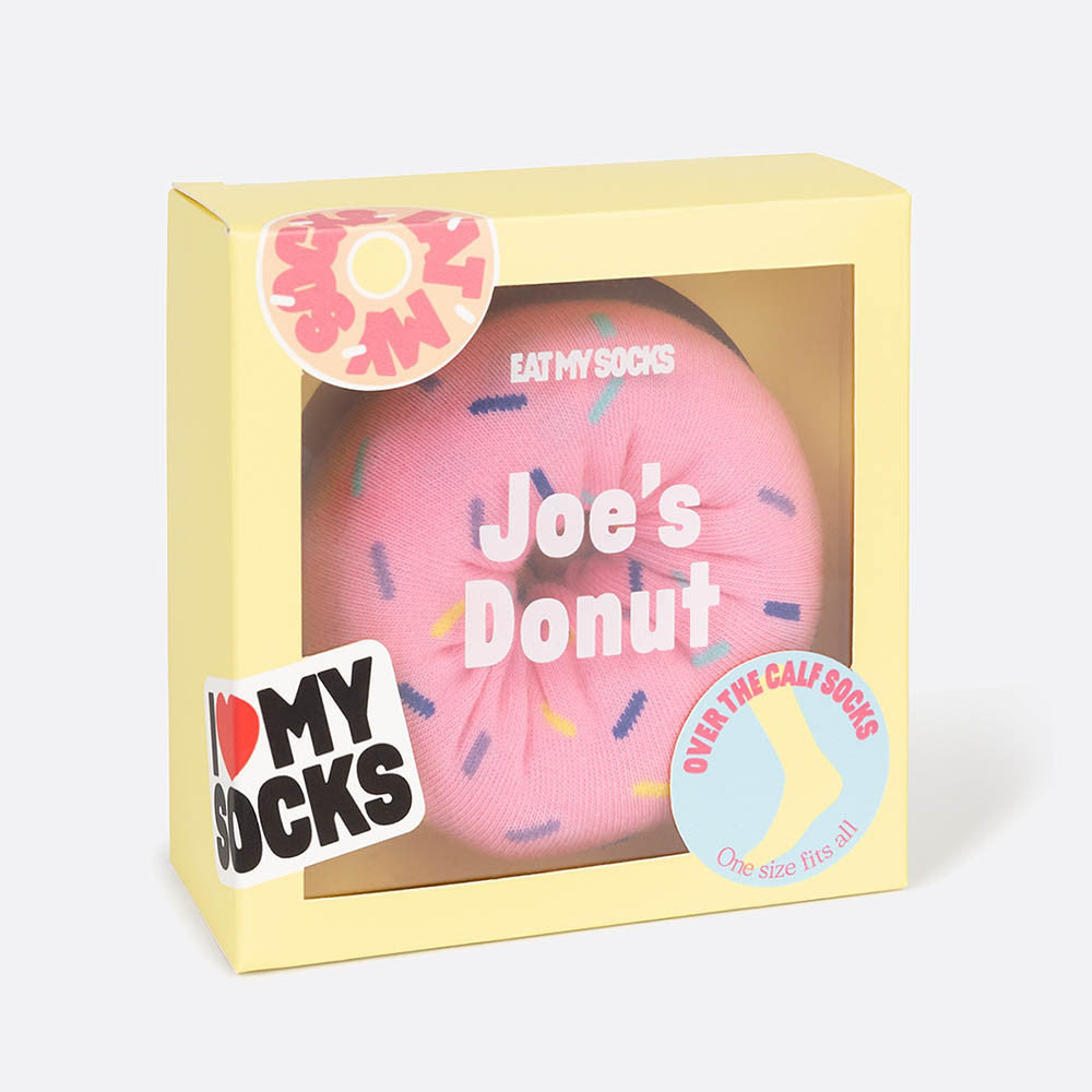 Chaussettes Donut Rose - Chaussettes Originales