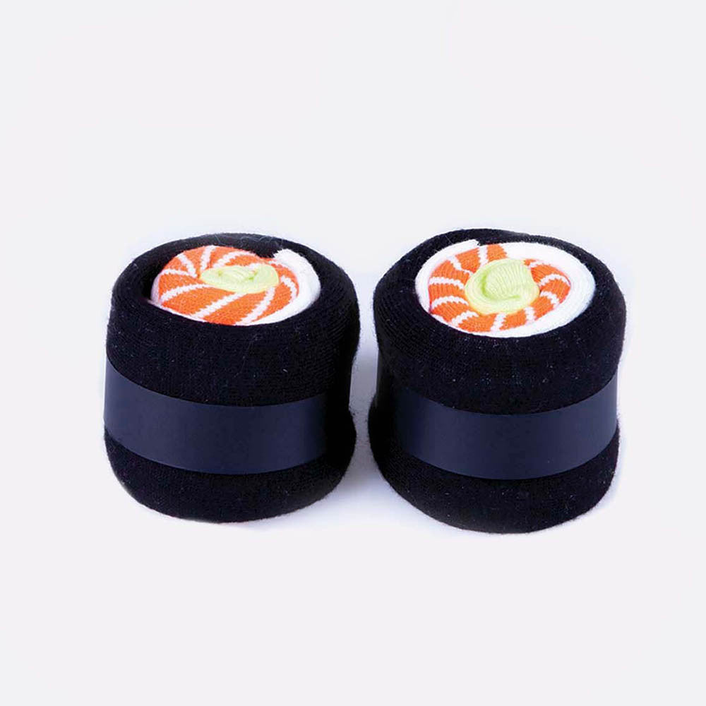 Chaussettes Maki Saumon - Chaussettes Originales Eat my socks by Doiy