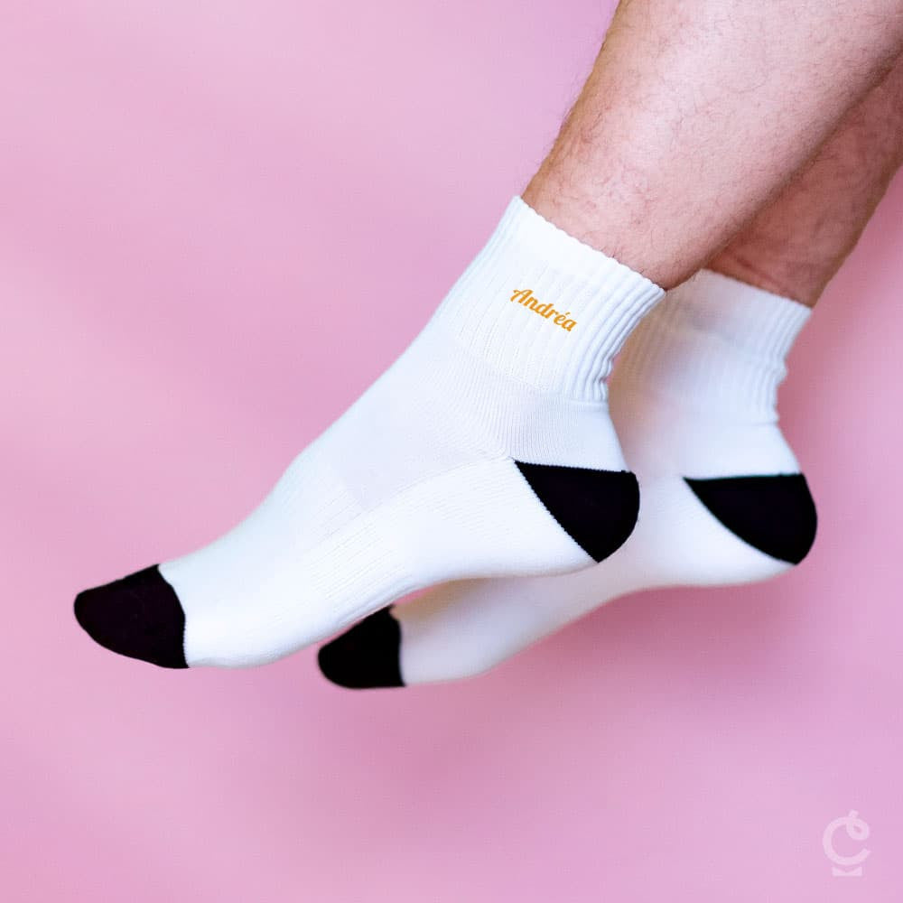 Chaussettes Prénom à Personnaliser Chaussettes Longues - Chaussettes Personnalisées