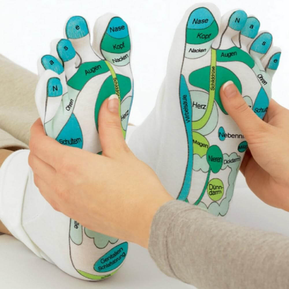 Chaussettes de Réflexologie (x2) - Accessoires de Massage