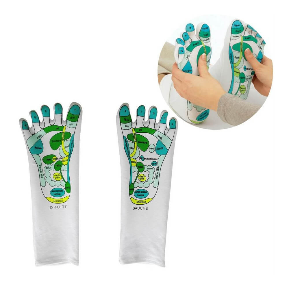Chaussettes de Réflexologie (x2) - Accessoires de Massage CadoMaestro