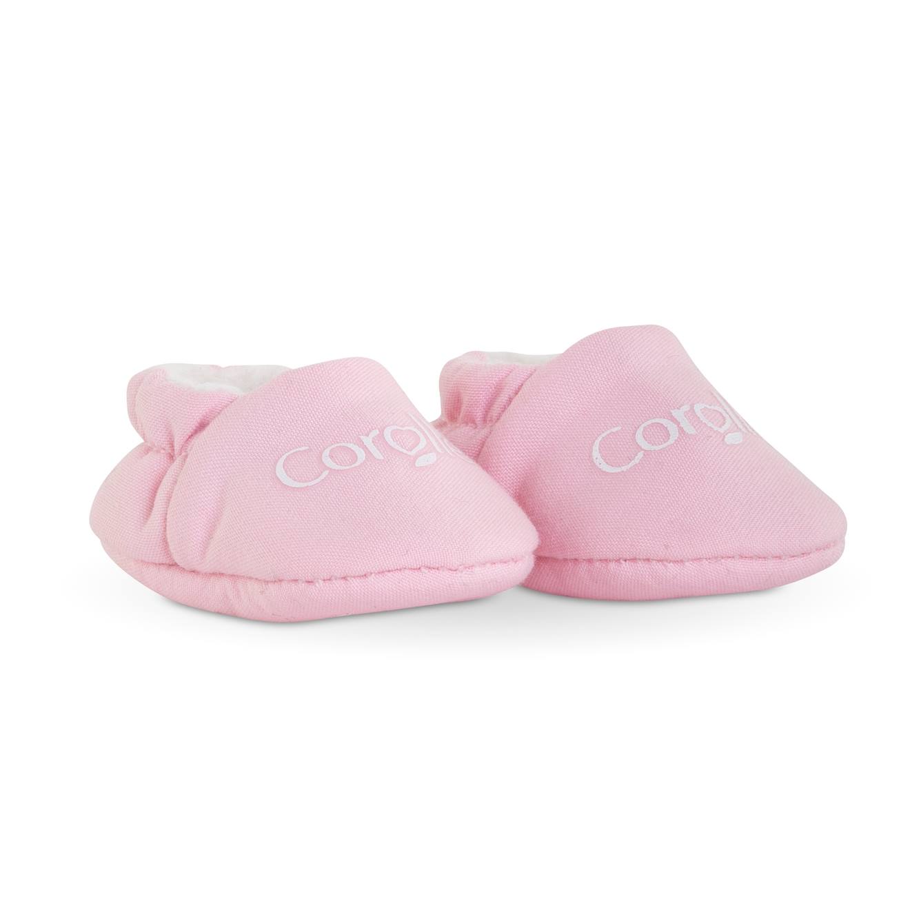 Chaussons roses pour poupon 30 cm multicolore