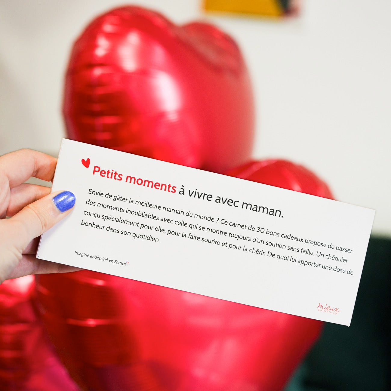 Chéquier Maman idée cadeau fête des mères