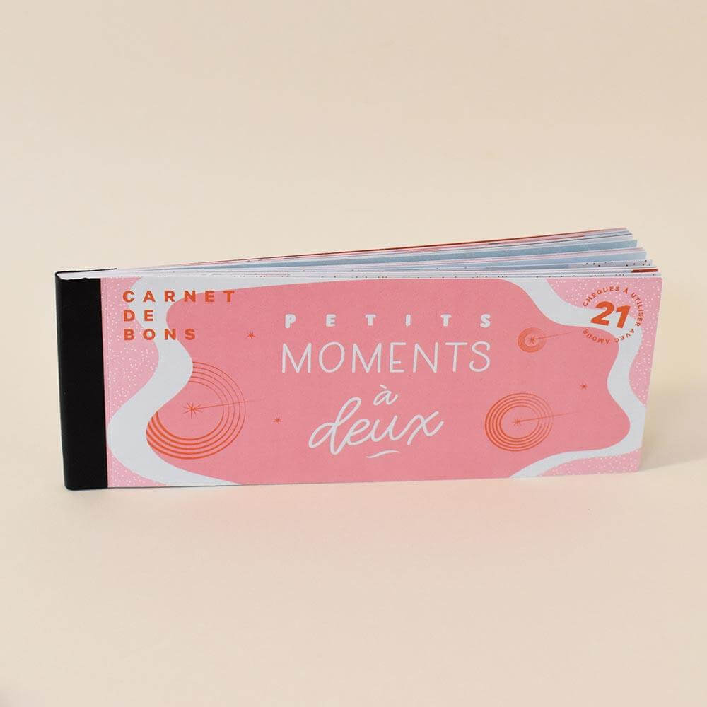 Chéquier Romantique Petits Moments à Deux - Jeux de Couple Opari