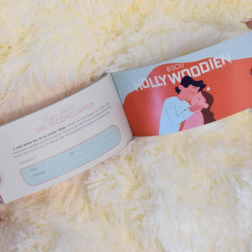 Chéquier Romantique Petits Moments à Deux - Jeux de Couple Opari