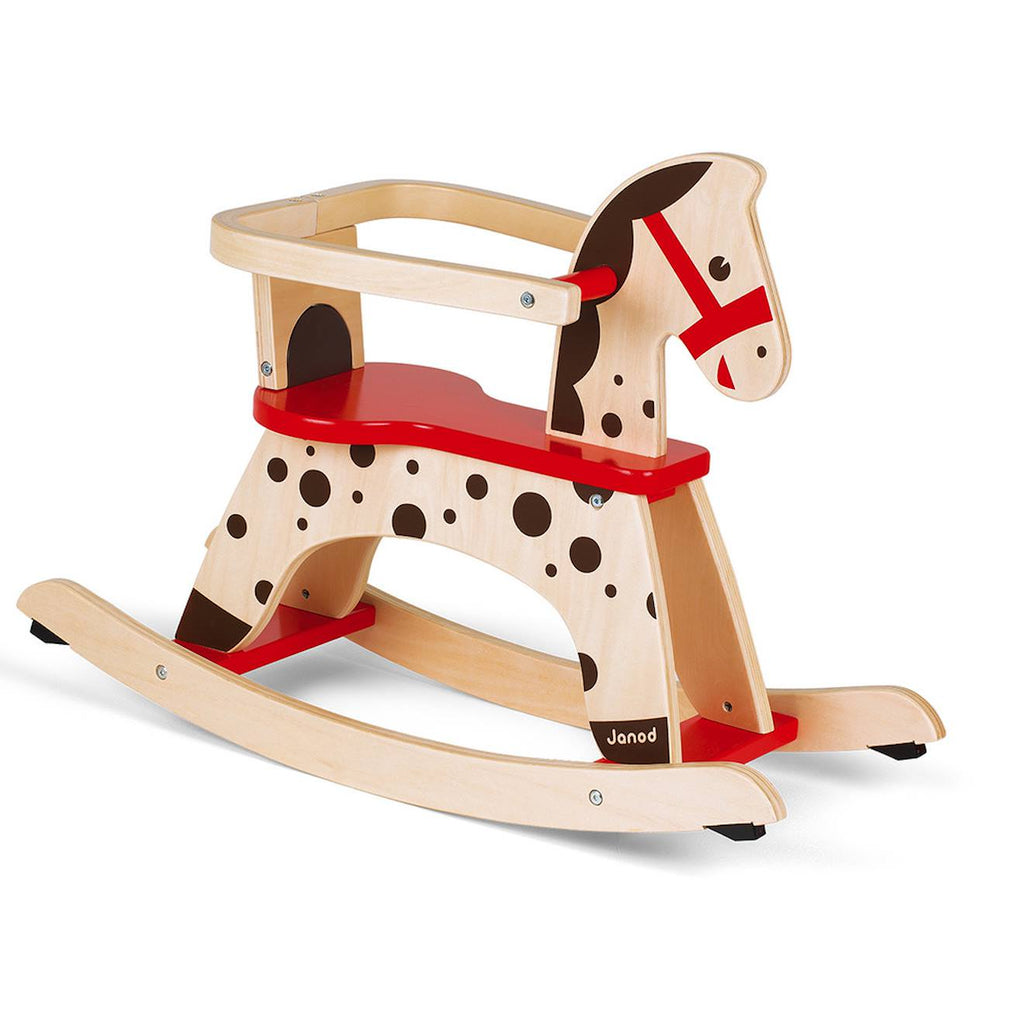 Cheval à bascule caramel marron
