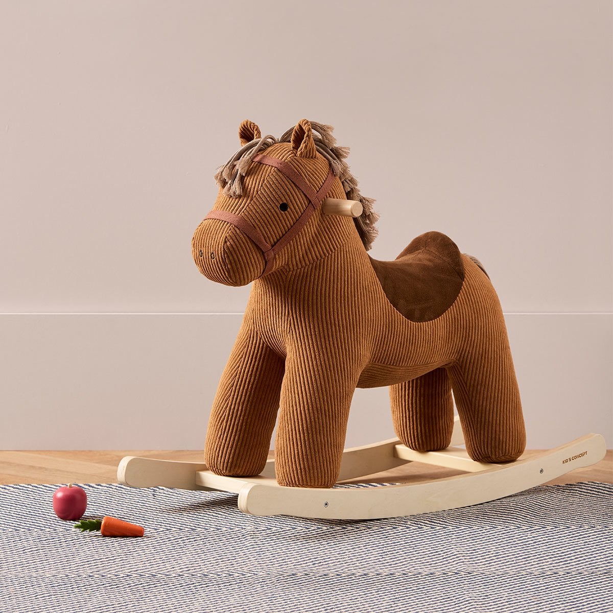 Cheval à bascule en tissu