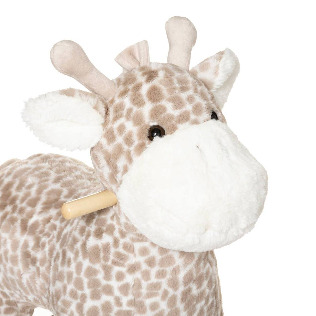 Cheval à bascule - girafe multicolore