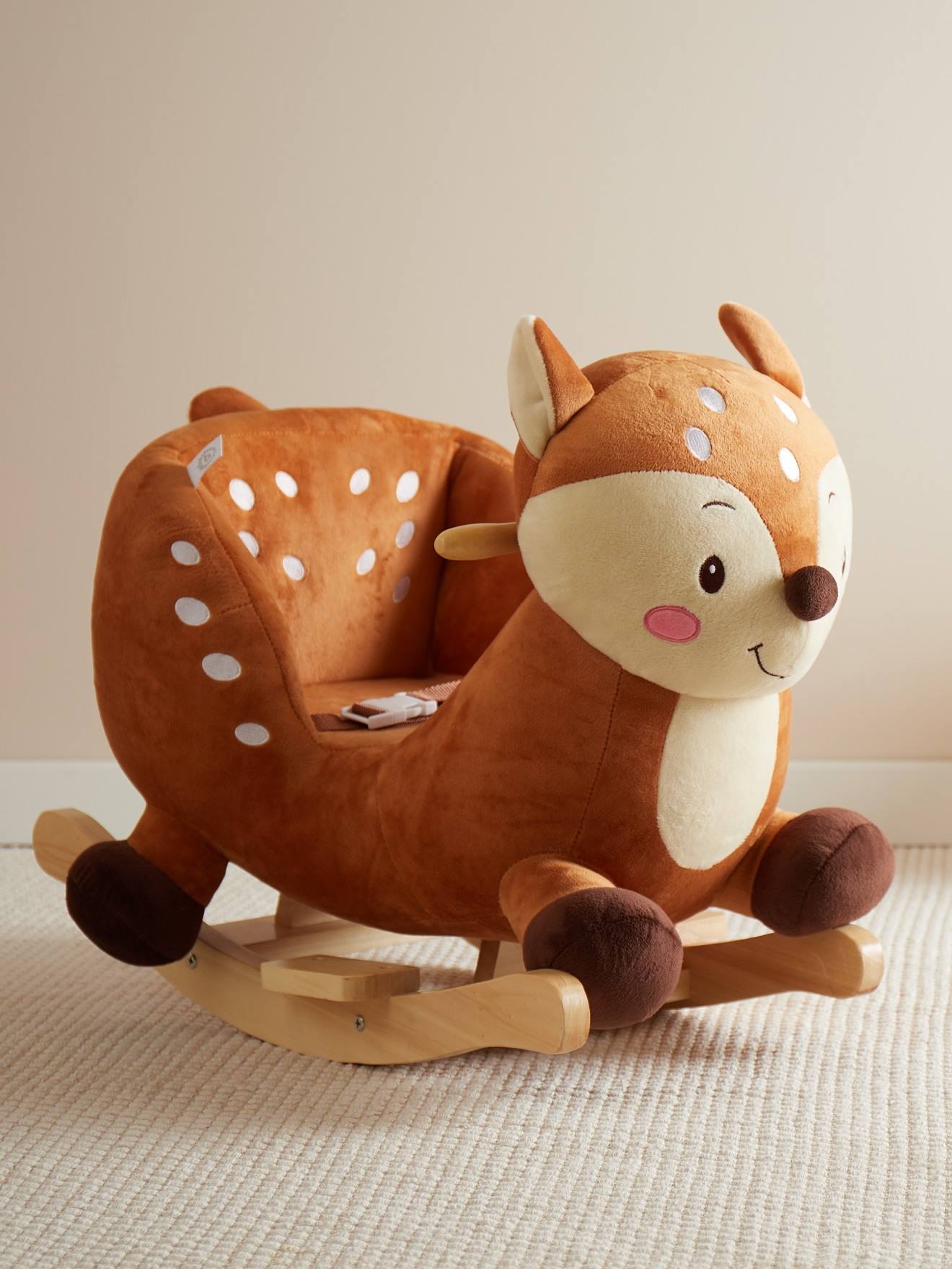 Cheval à bascule - peluche faon à bascule faon lina