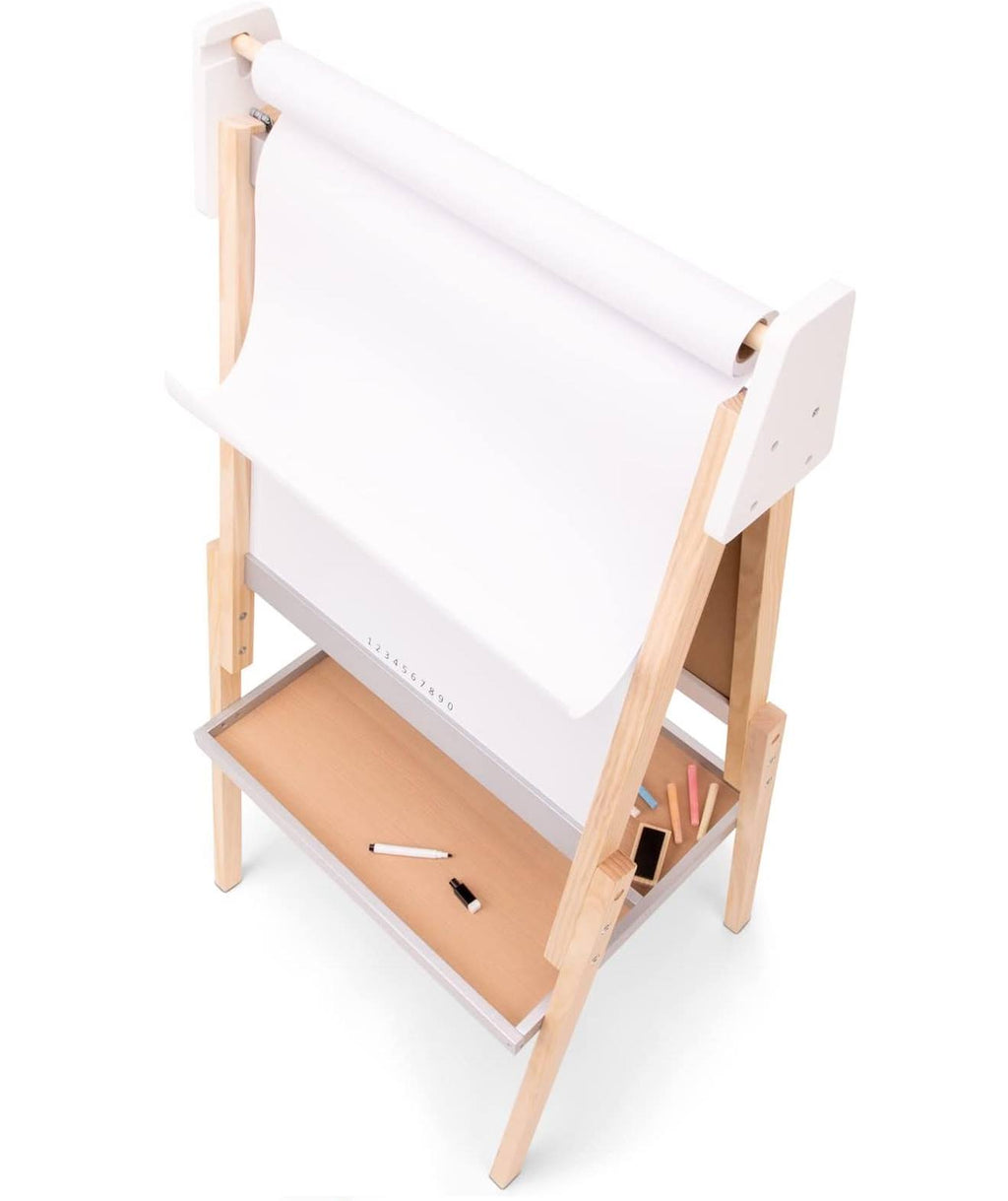Chevalet en bois double-face beige