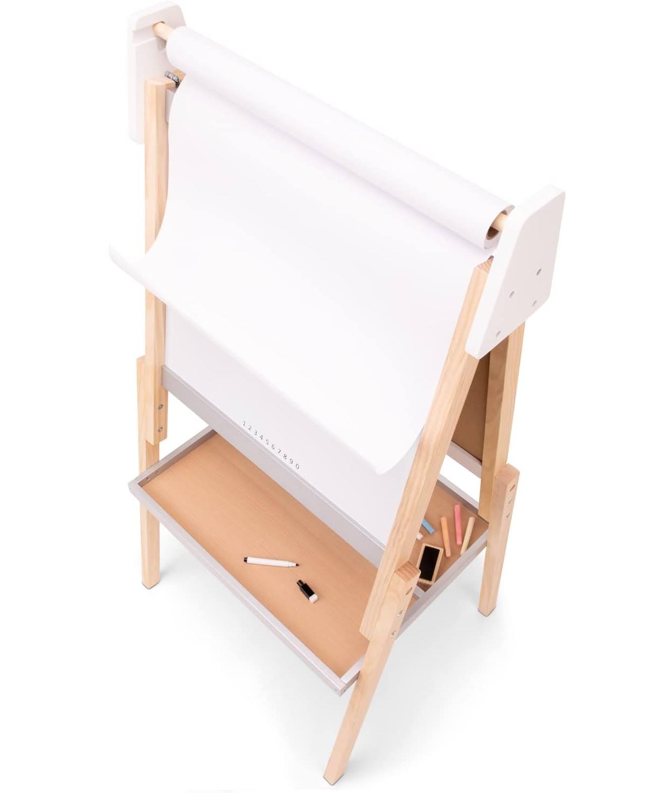 Chevalet en bois double-face beige