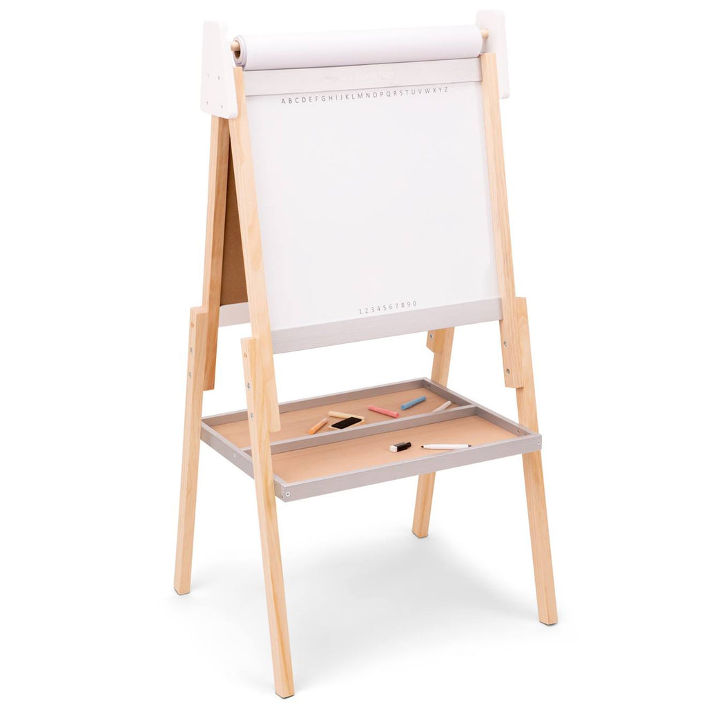Chevalet en bois double-face beige