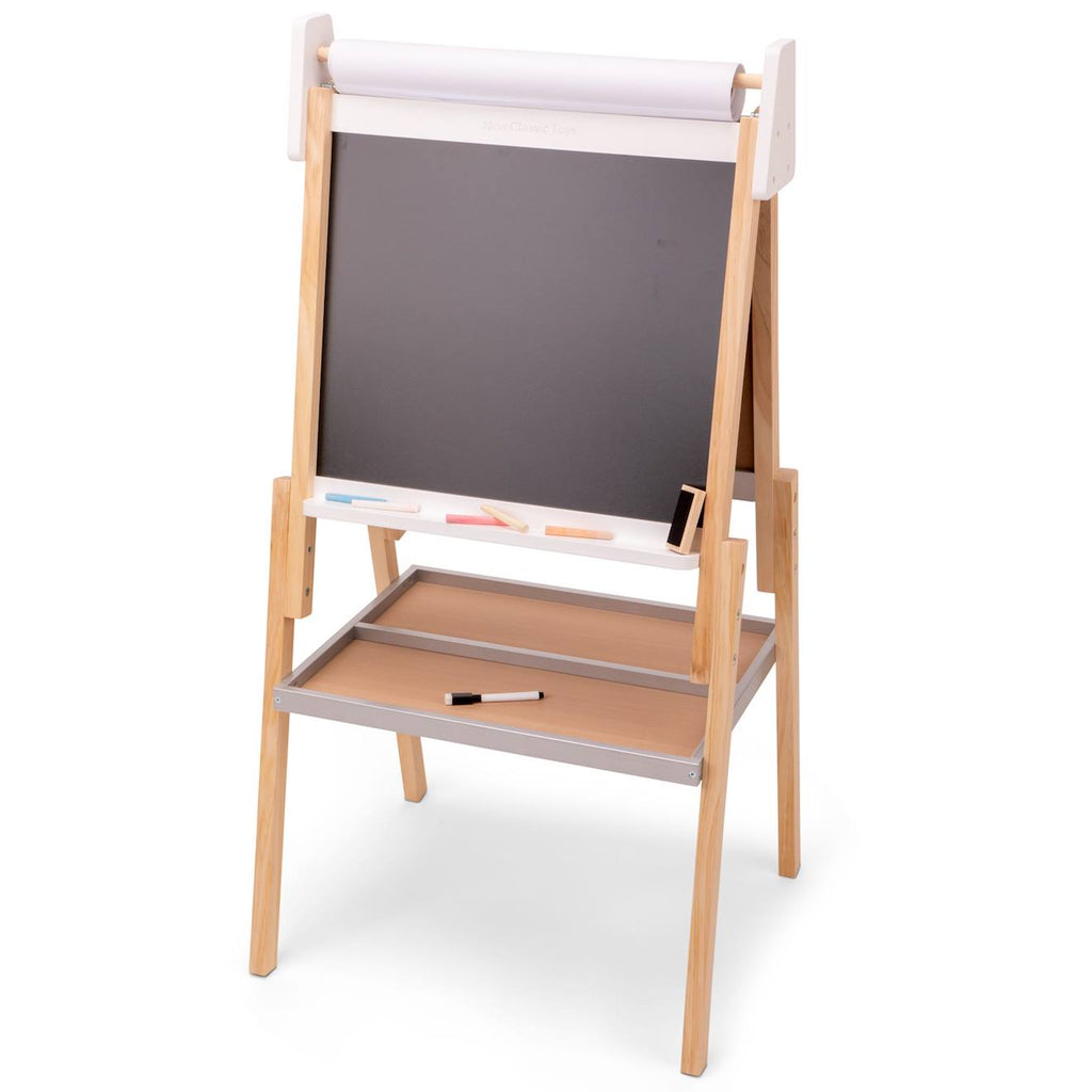 Chevalet en bois double-face beige