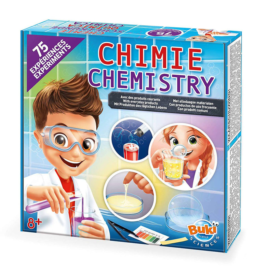 Chimie 75 expériences gris