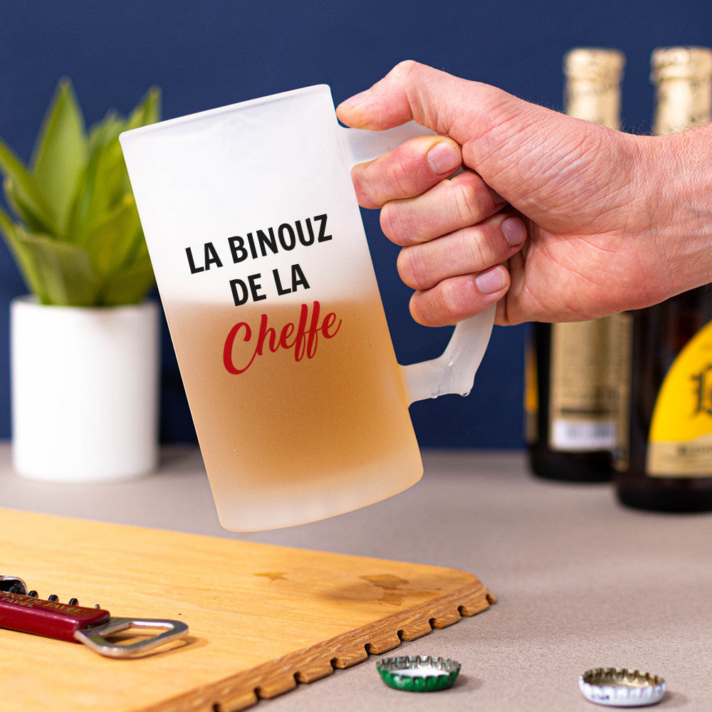 Chope à Bière Prénom à Personnaliser - Chope de Bière Personnalisée
