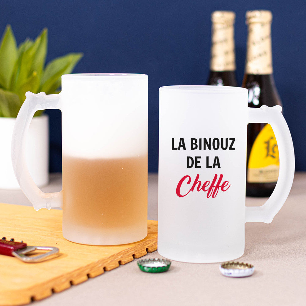 Chope à Bière Prénom à Personnaliser - Chope de Bière Personnalisée