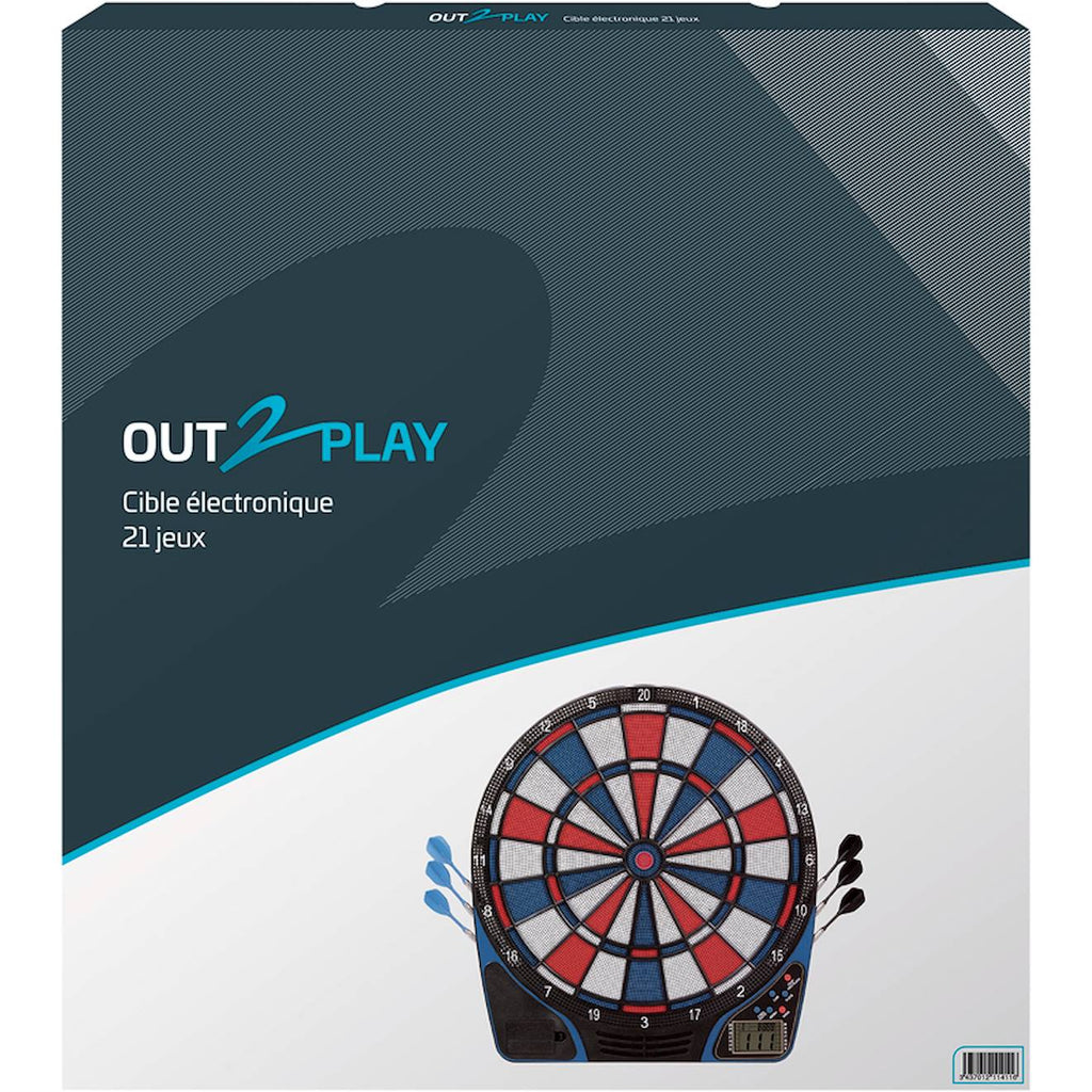Cible électronique avec 21 jeux multicolore