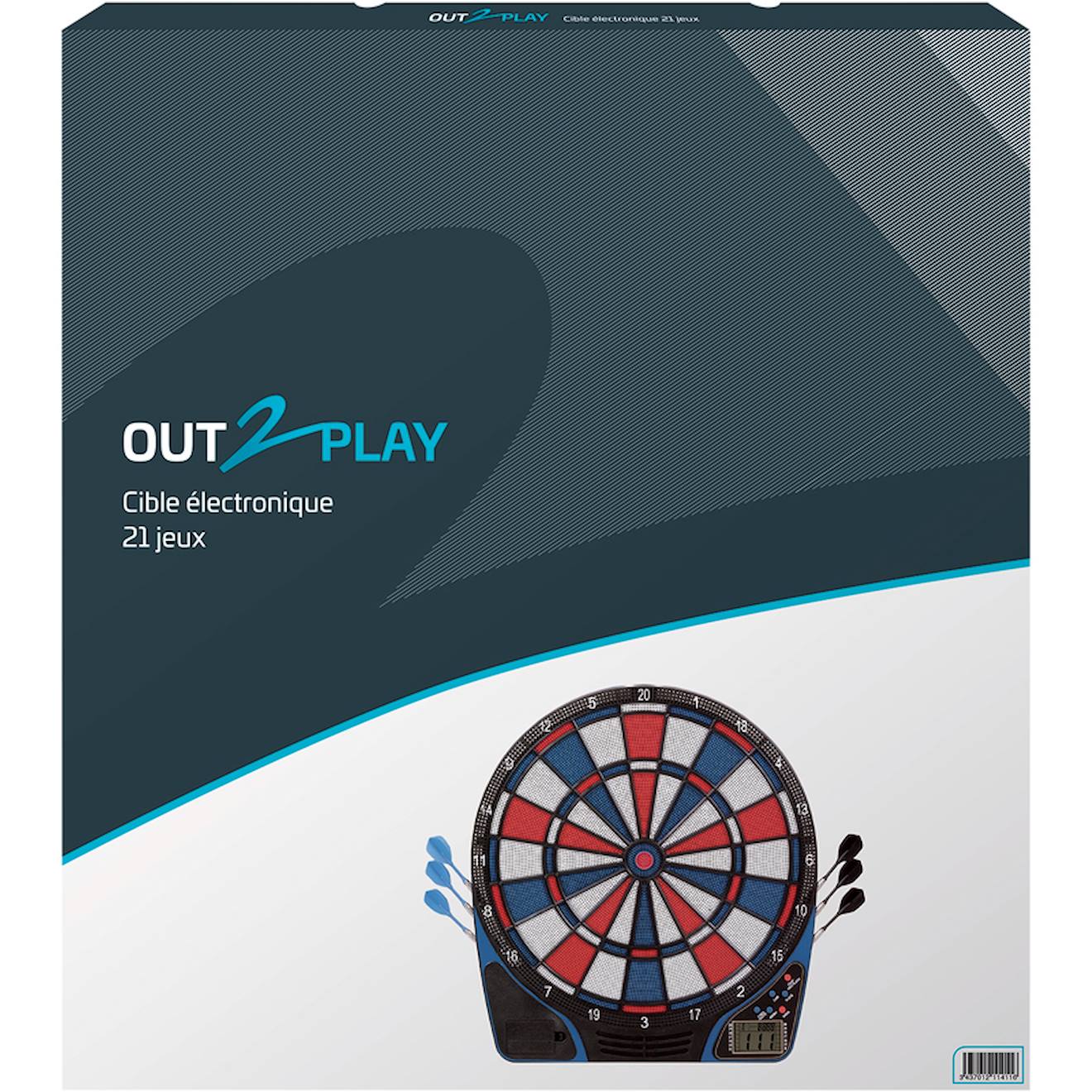 Cible électronique avec 21 jeux multicolore