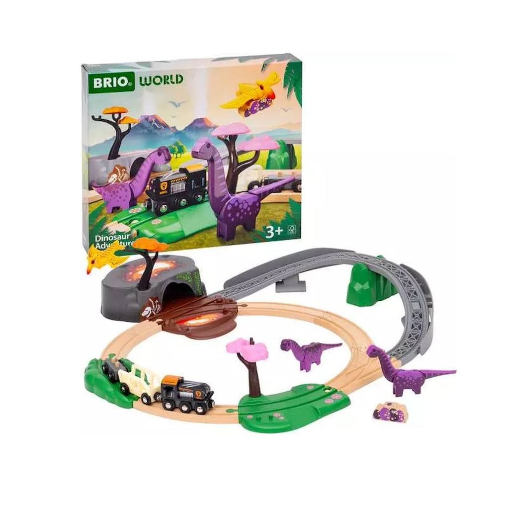 Circuit aventure dinosaure vert