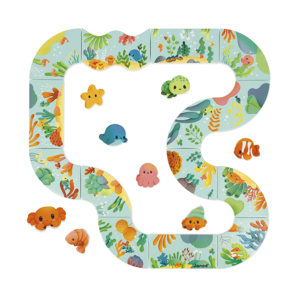 Circuit de bain 18 mois 22 pièces multicolore