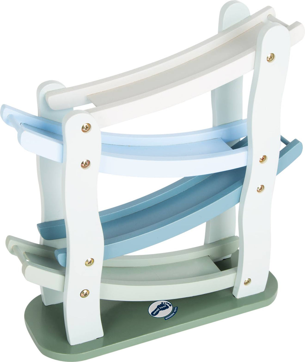 Circuit de course bleu beige